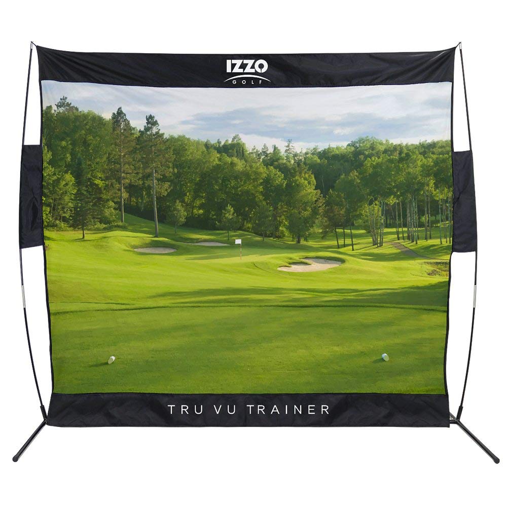 IZZO Tru Vu Trainer Hitting Net - Course Style - Classic - 