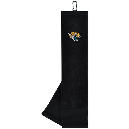Jacksonville Jaguars Face/Club Tri-Fold Embroidered Towel |Team Effort - Team Effort