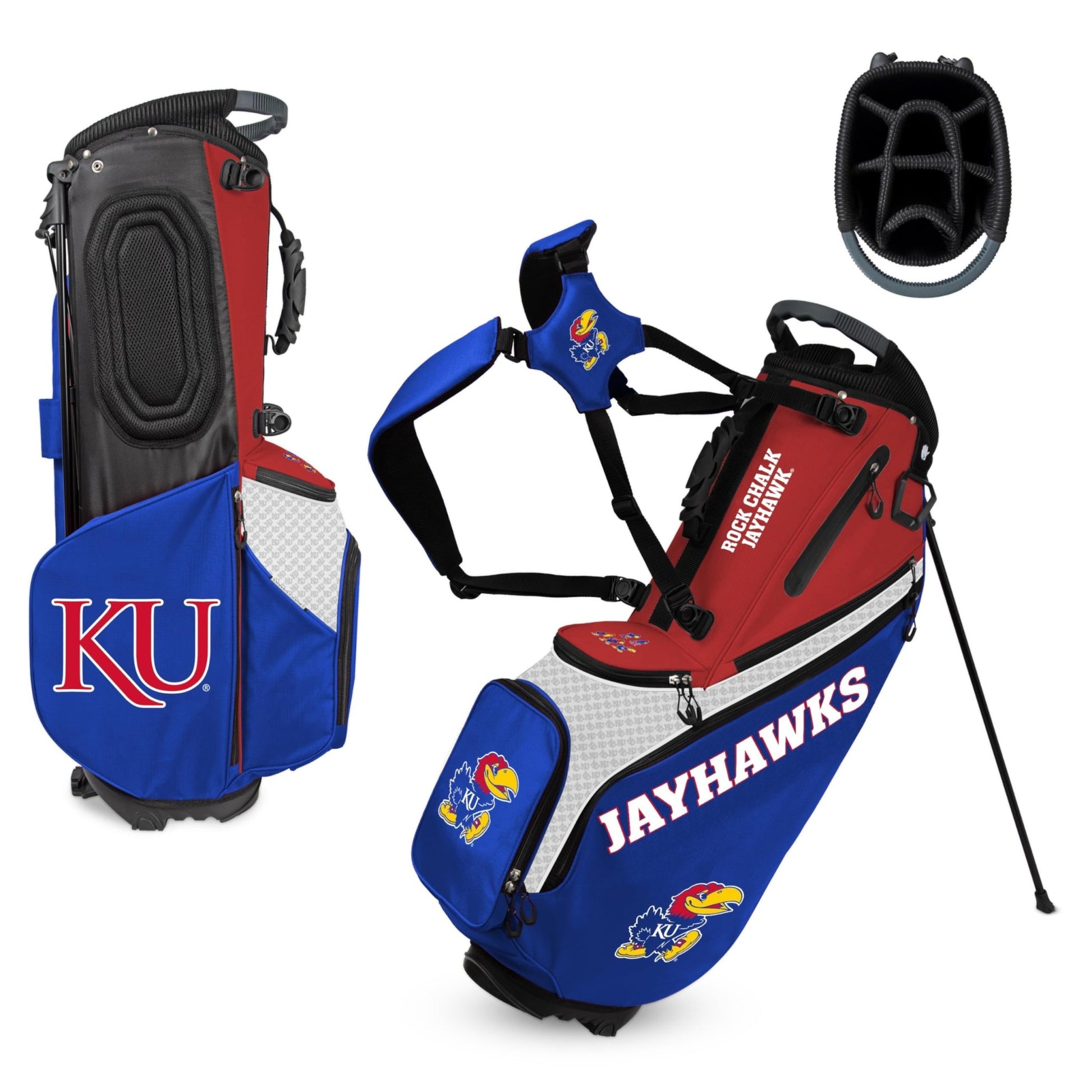 Kansas Back Nine Stand Bag NCAA |Team Effort - Team Effort