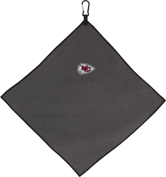 Kansas City Chiefs 15" x 15" Grey Microfiber Towel |Team Effort - Team Effort