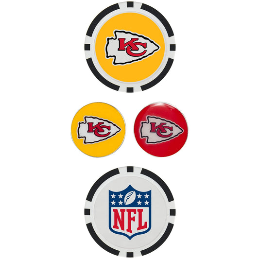 Kansas City Chiefs Ball Marker Set |Team Effort - Team Effort