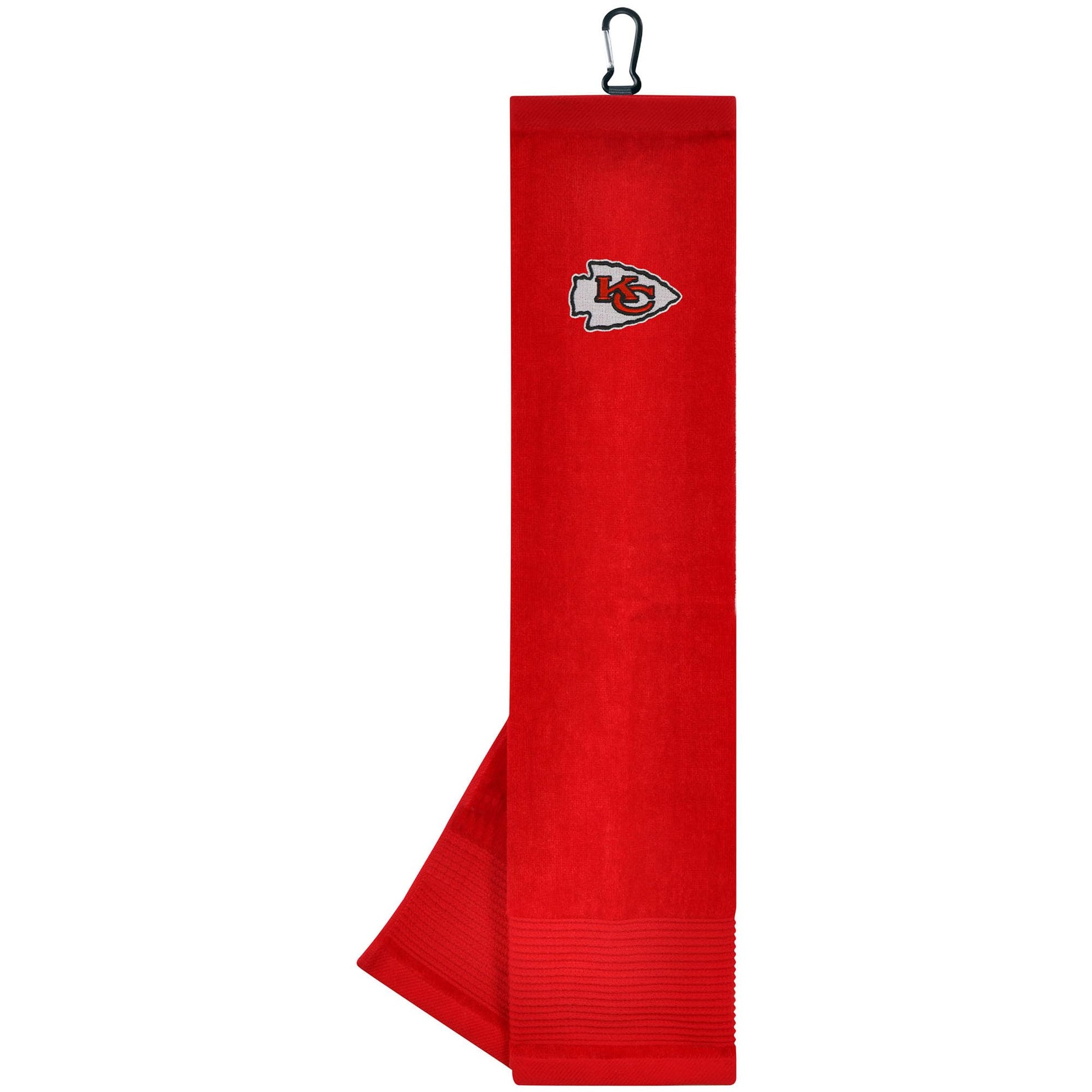 Kansas City Chiefs Face/Club Tri-Fold Embroidered Towel |Team Effort - Team Effort
