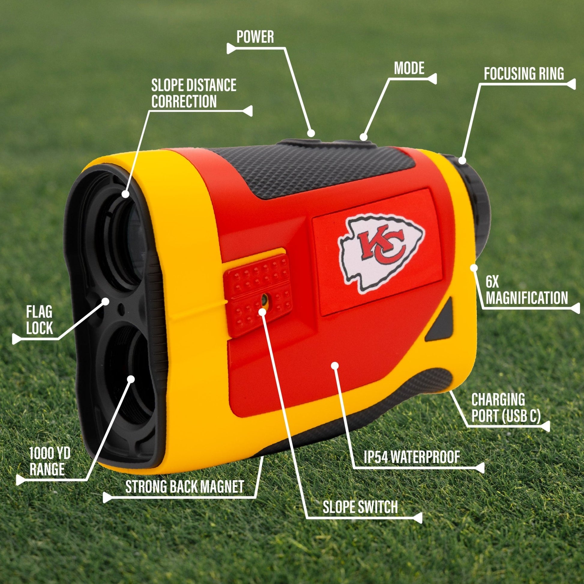 Kansas City Chiefs Rangefinder | Team Golf - Team Golf USA