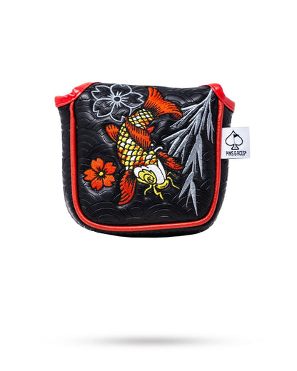 Koi Flow - Mallet Putter Cover - Pins and Aces
