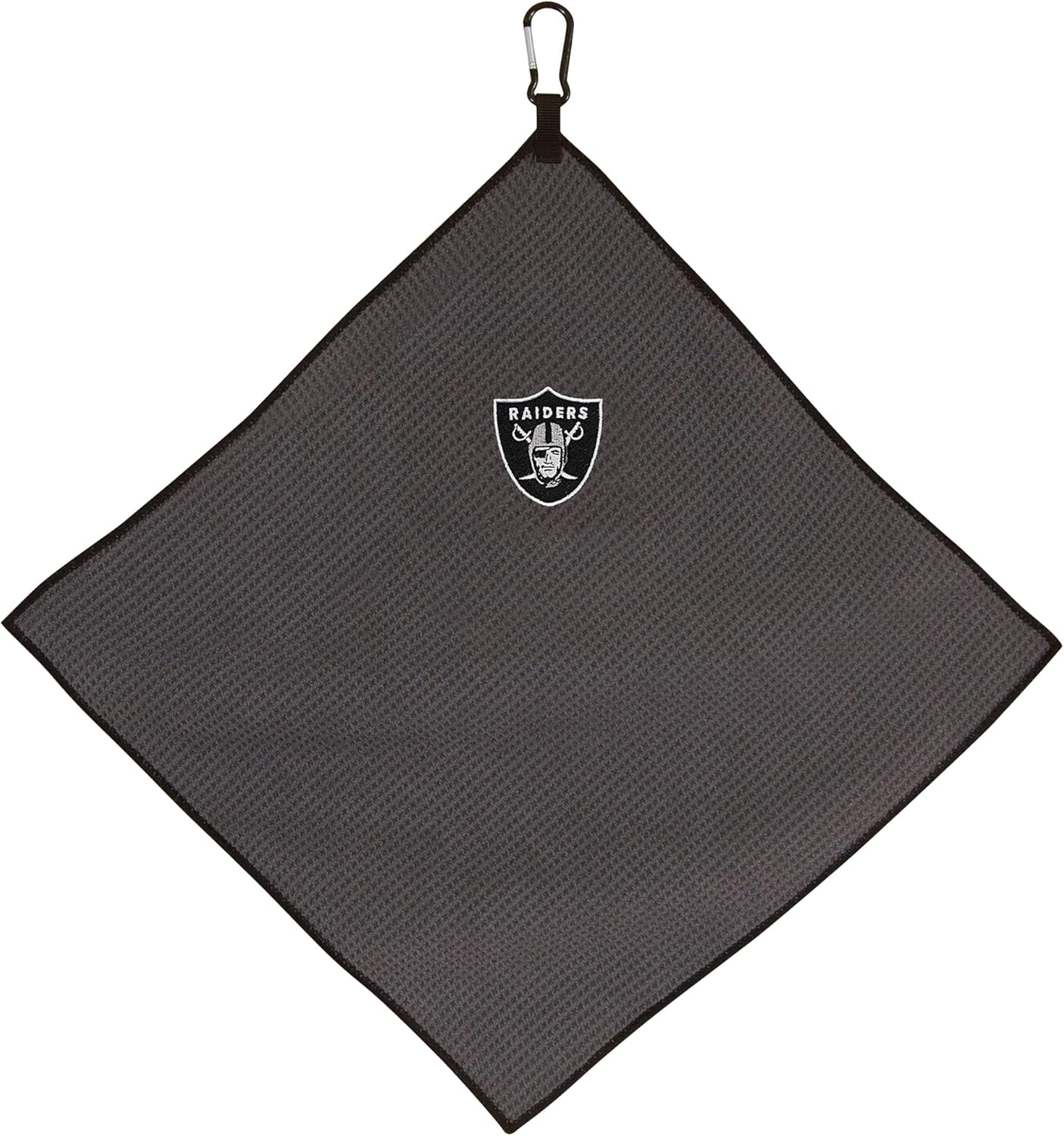 Las Vegas Raiders 15" x 15" Grey Microfiber Towel |Team Effort - Team Effort