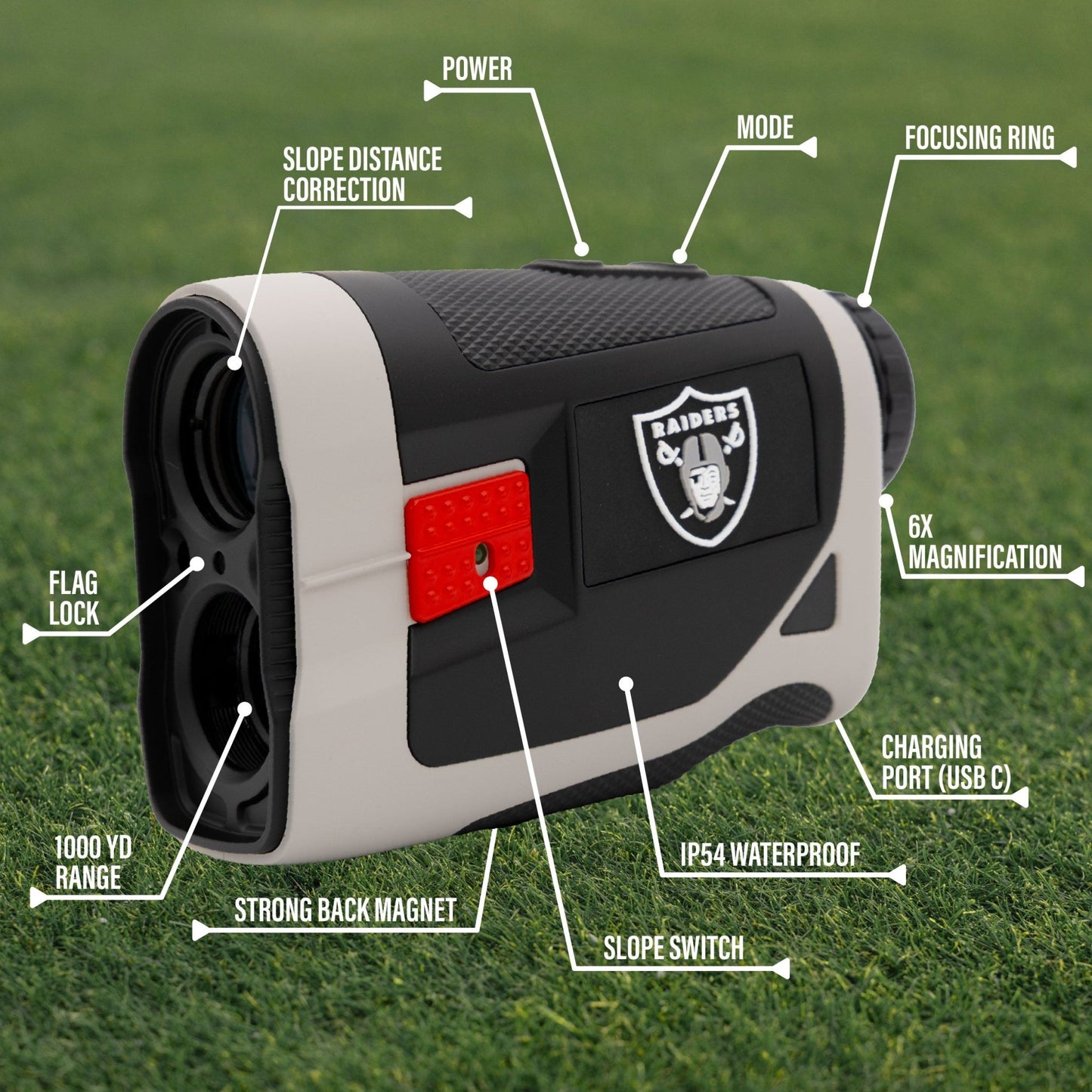 Las Vegas Raiders Rangefinder | Team Golf - Team Golf USA