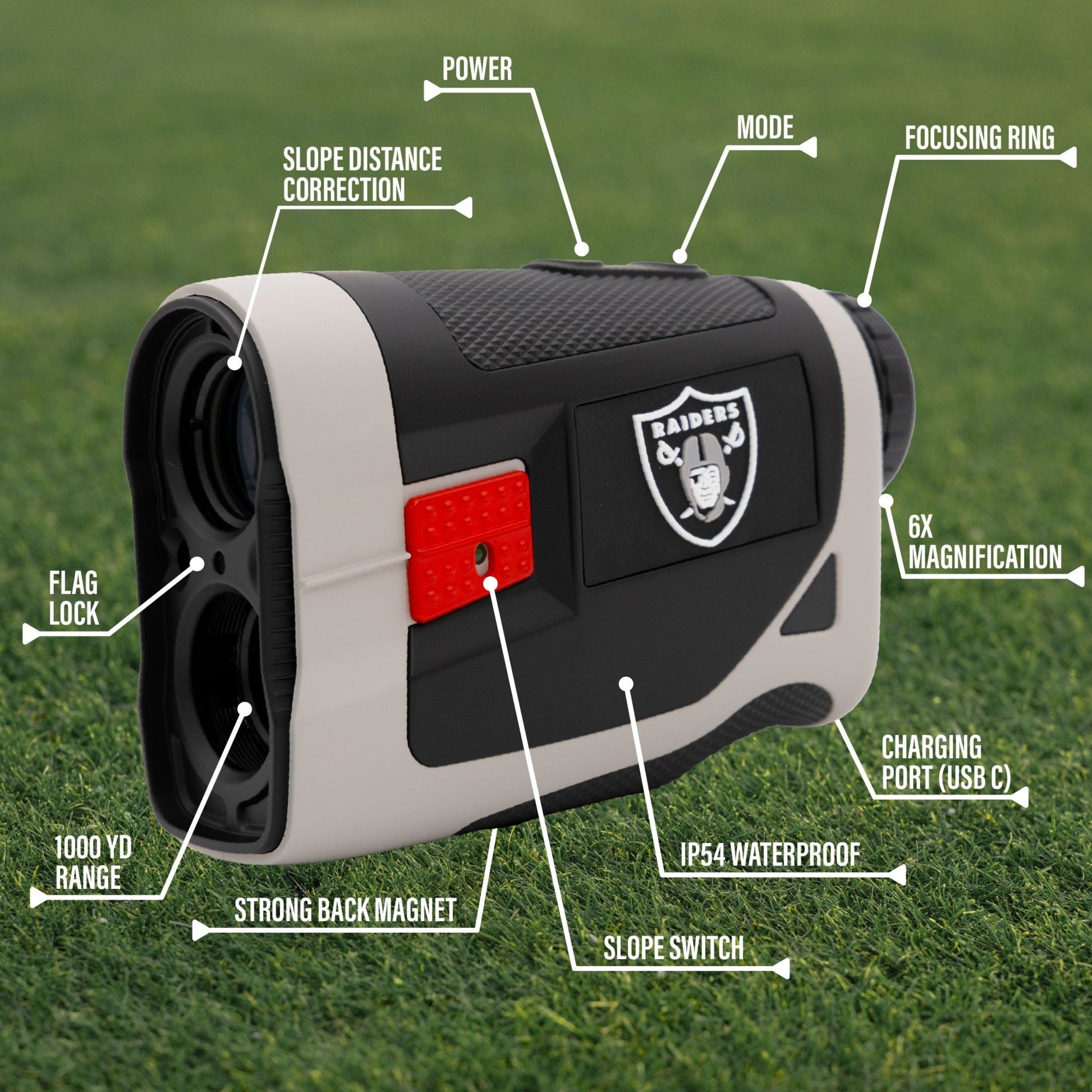Las Vegas Raiders Rangefinder | Team Golf - Team Golf USA