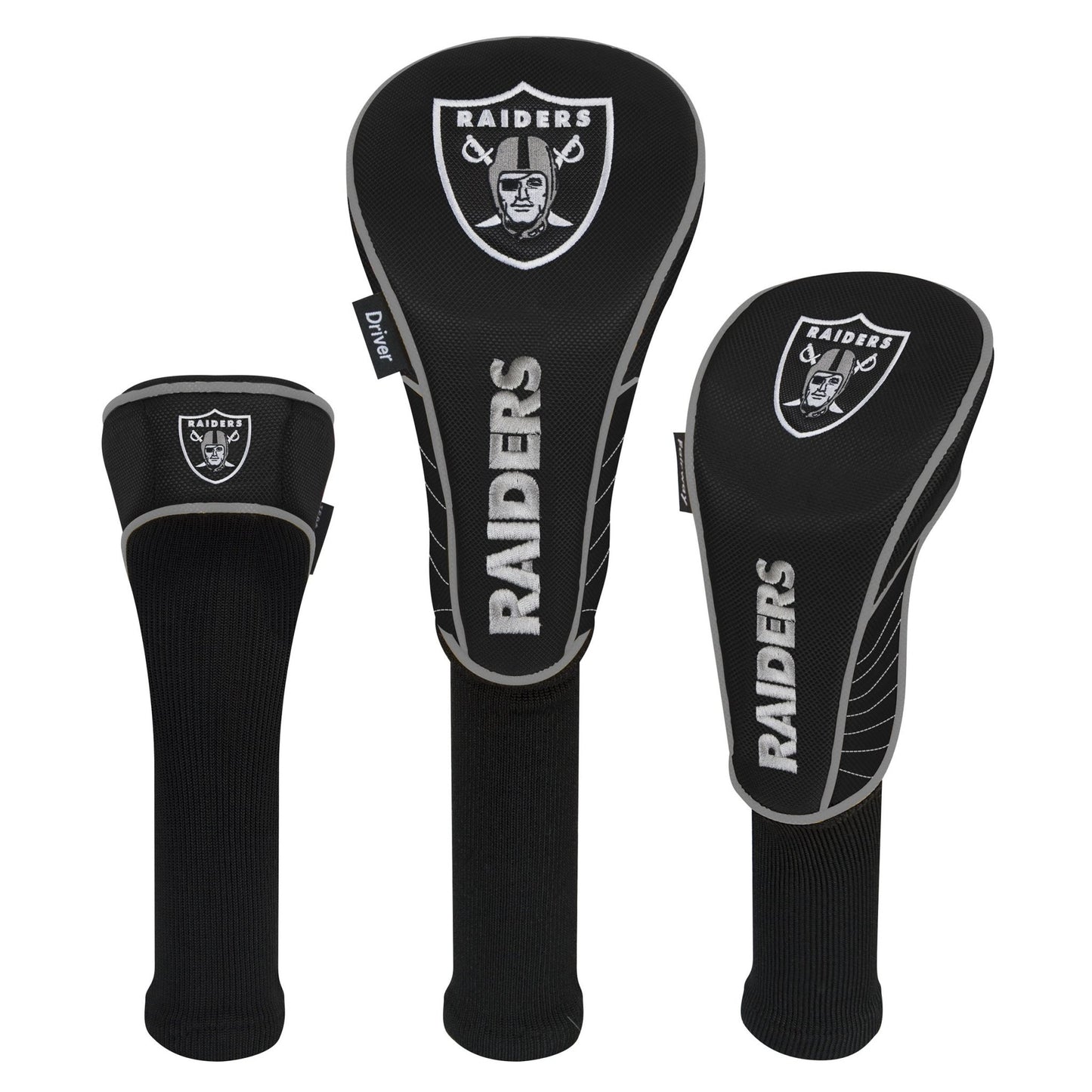 Las Vegas Raiders Set of Three Headcovers |Team Effort - Team Effort