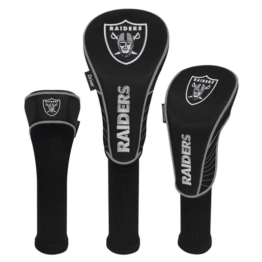 Las Vegas Raiders Set of Three Headcovers |Team Effort - Team Effort
