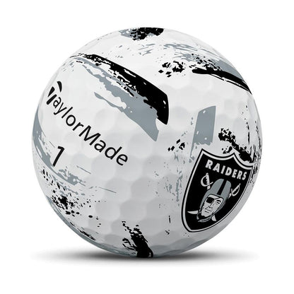 Las Vegas Raiders SpeedSoft Ink Golf Balls - TaylorMade Team