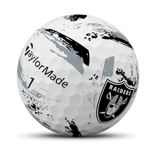 Las Vegas Raiders SpeedSoft Ink Golf Balls - TaylorMade Team