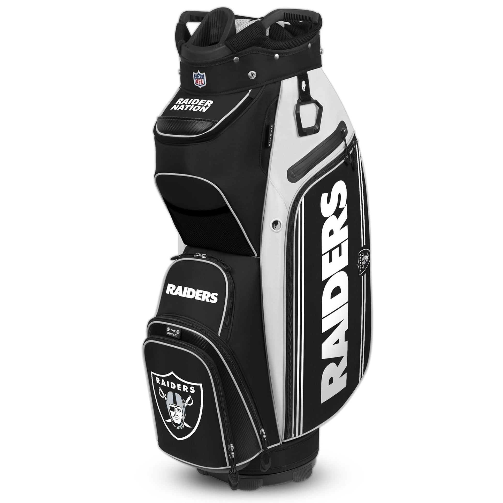 Las Vegas Raiders The Bucket III Cooler Cart Golf Bag |Team Effort - Team Effort