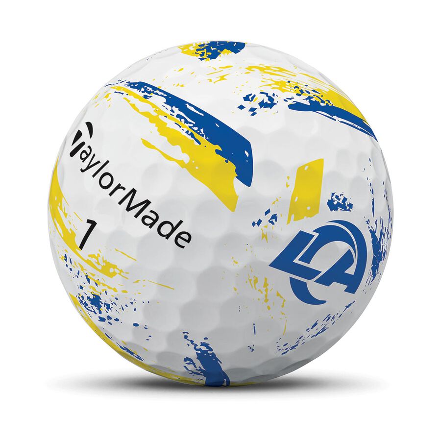 Los Angeles Rams SpeedSoft Ink Golf Balls - TaylorMade Team