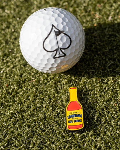 Louisiana Hot Sauce Ball Marker - Pins and Aces
