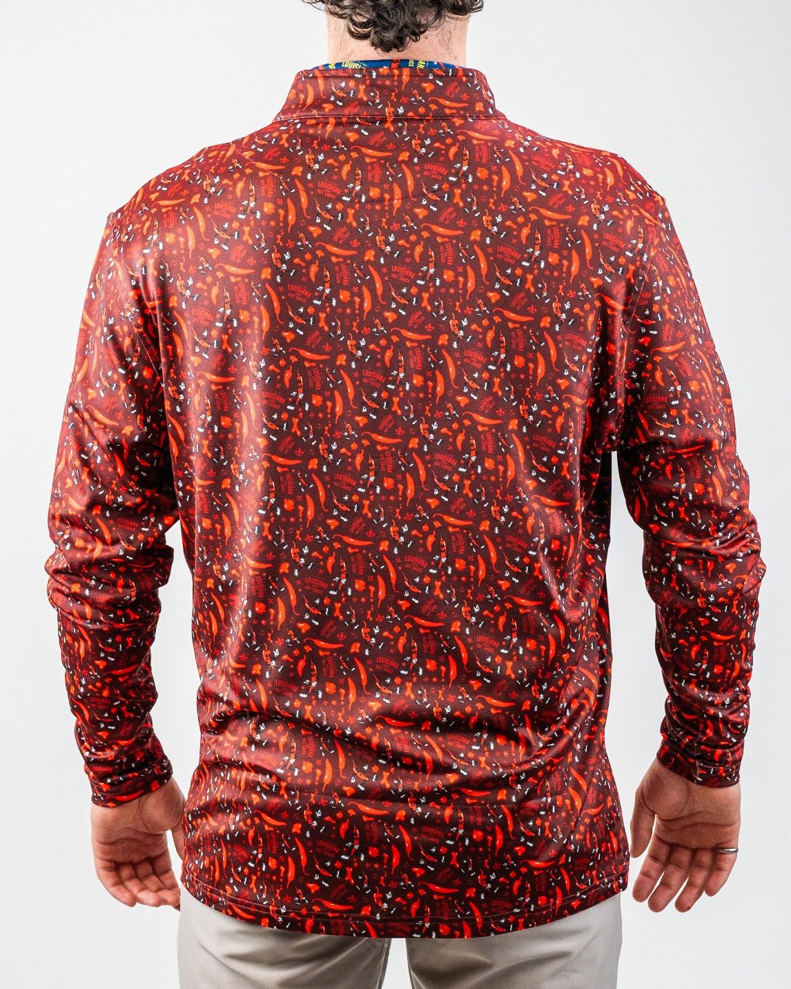 Louisiana Hot Sauce - Dancing Peppers Performance Pullover - Pins and Aces
