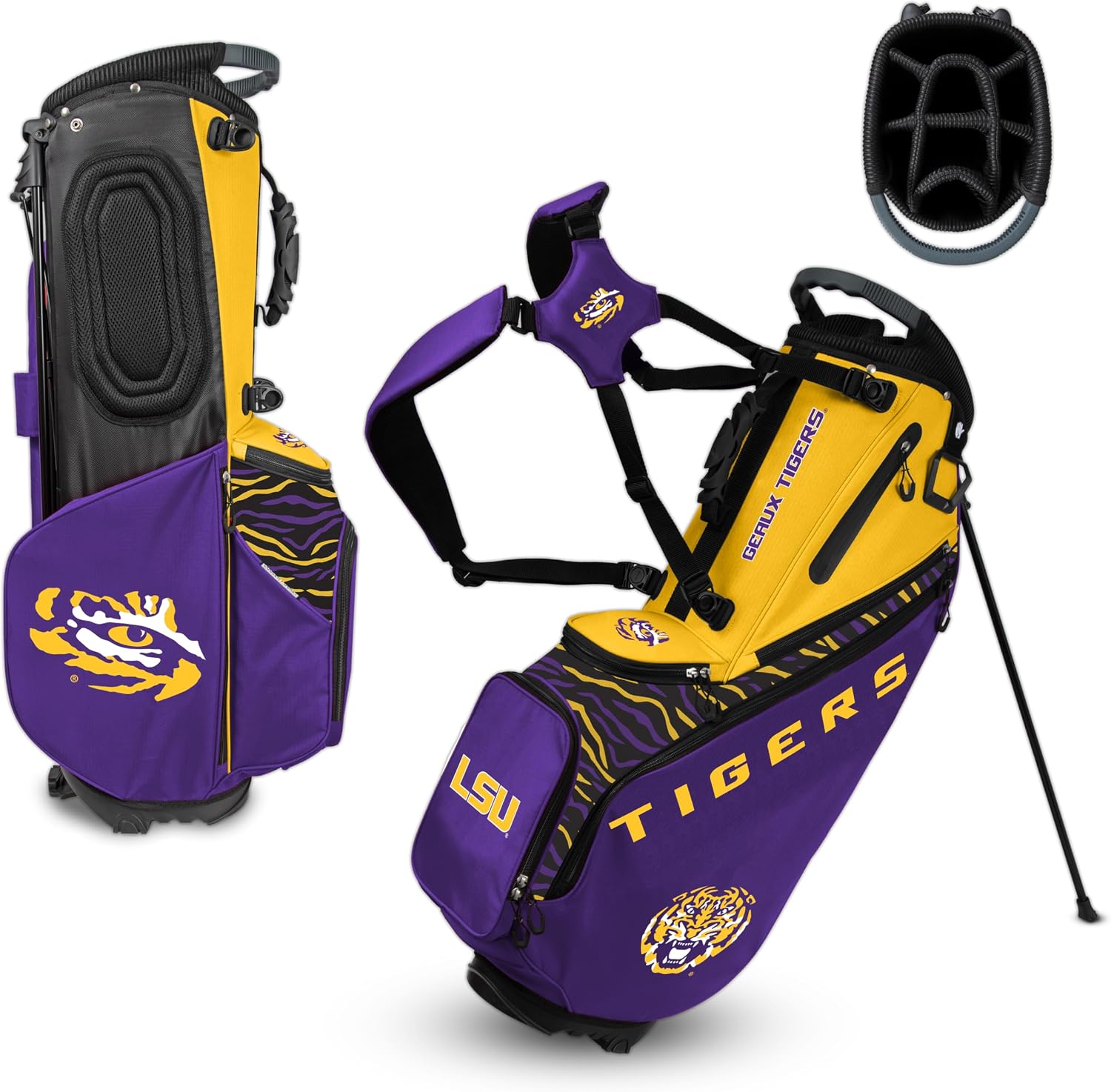LSU Back Nine Stand Bag NCAA |Team Effort - Team Effort
