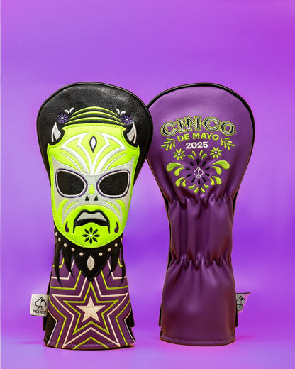 Lucha Libre Mask - Fairway Cover - Pins and Aces