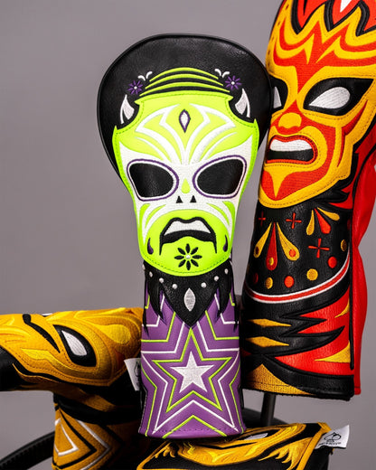Lucha Libre Mask - Fairway Cover - Pins and Aces
