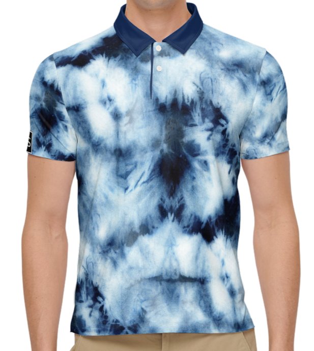 Men's Classic Fit Tye Die Stretch Polo - XS - Classic