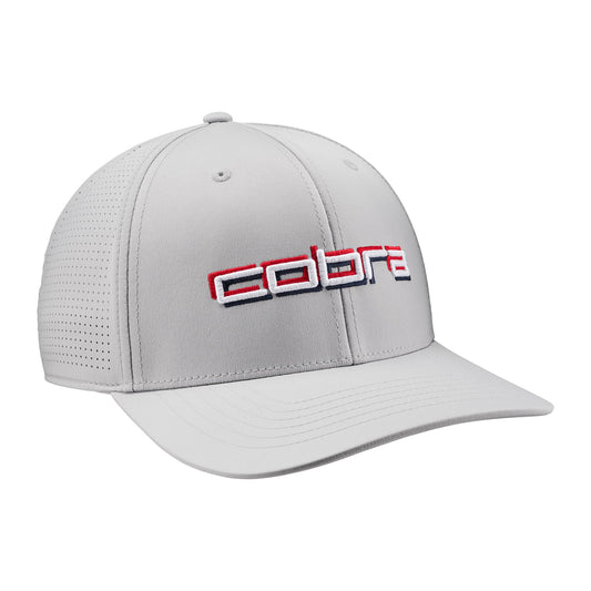 Men's Cobra 3D Tour Cap - One Size - Feather Gray - for All Time Red
