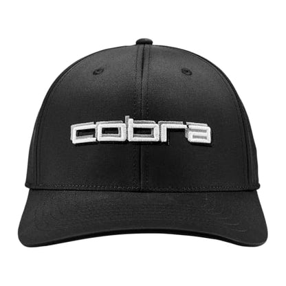 Men's Cobra 3D Tour Cap - One Size - Puma Black - gray - white