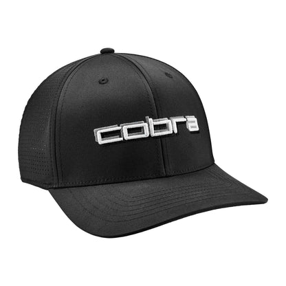 Men's Cobra 3D Tour Cap - One Size - Puma Black - gray - white