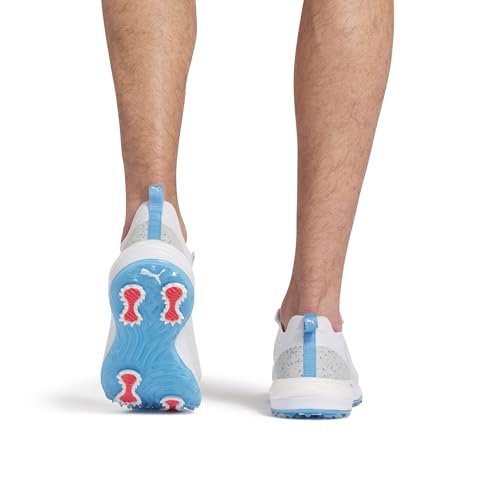 Men's Phantomcat Nitro Golf Shoes - 9.5 - Glacial Gray - slate Sky - red Blast