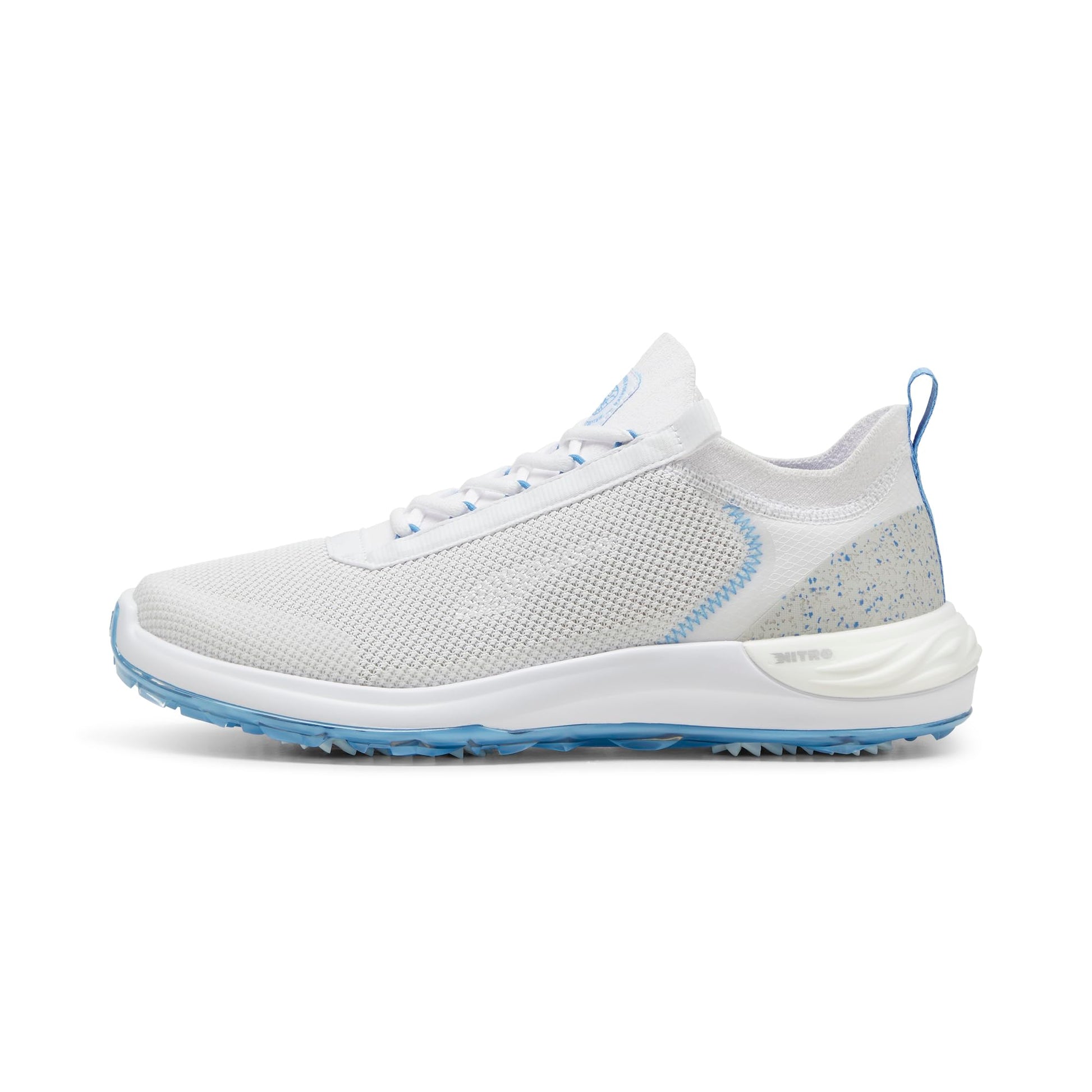 Men's Phantomcat Nitro Golf Shoes - 9.5 - Puma White - regal Blue