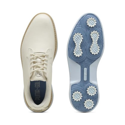 Men's Royale Golf Shoes - 7 - Puma White/Slate Sky/Ash Gray