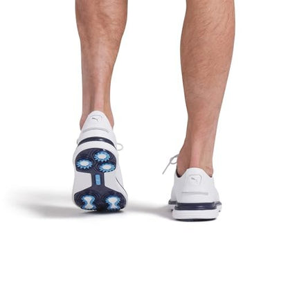 Men's Royale Golf Shoes - 7 - Puma White/Slate Sky/Ash Gray