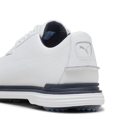 Men's Royale Golf Shoes - 7 - Puma White/Slate Sky/Ash Gray