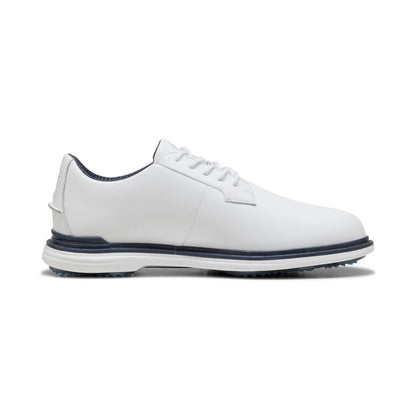 Men's Royale Golf Shoes - 7 - Puma White/Slate Sky/Ash Gray