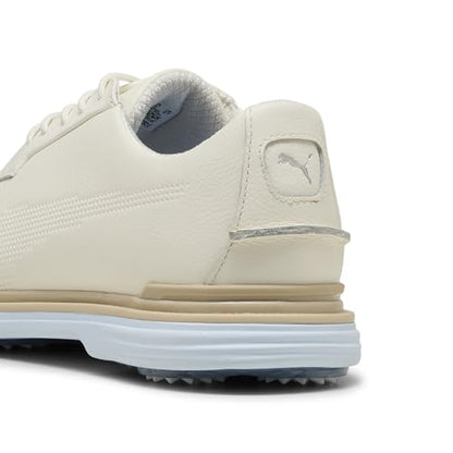 Men's Royale Golf Shoes - 7 - Puma White/Slate Sky/Ash Gray