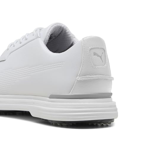Men's Royale Golf Shoes - 7 - Puma White/Slate Sky/Ash Gray