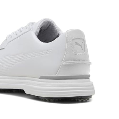 Men's Royale Golf Shoes - 7 - Puma White/Slate Sky/Ash Gray