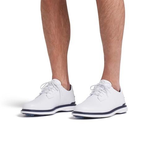 Men's Royale Golf Shoes - 7 - Puma White/Slate Sky/Ash Gray