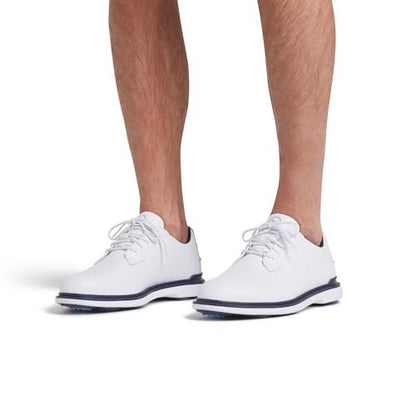 Men's Royale Golf Shoes - 7 - Puma White/Slate Sky/Ash Gray