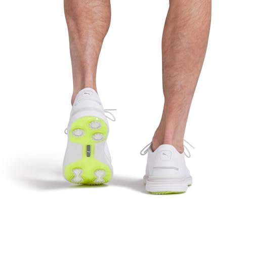 Men's Royale Golf Shoes - 7 - Puma White/Slate Sky/Ash Gray