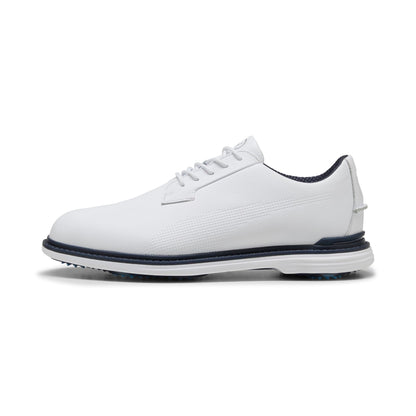 Men's Royale Golf Shoes - 7 - Puma White/Slate Sky/Ash Gray