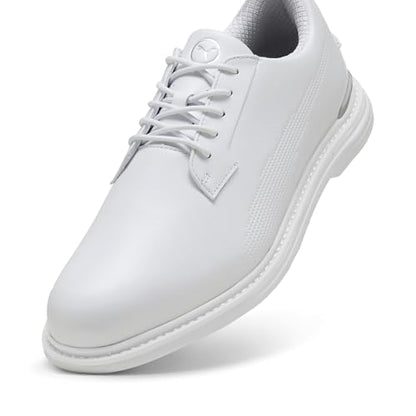 Men's Royale Golf Shoes - 7 - Puma White/Slate Sky/Ash Gray