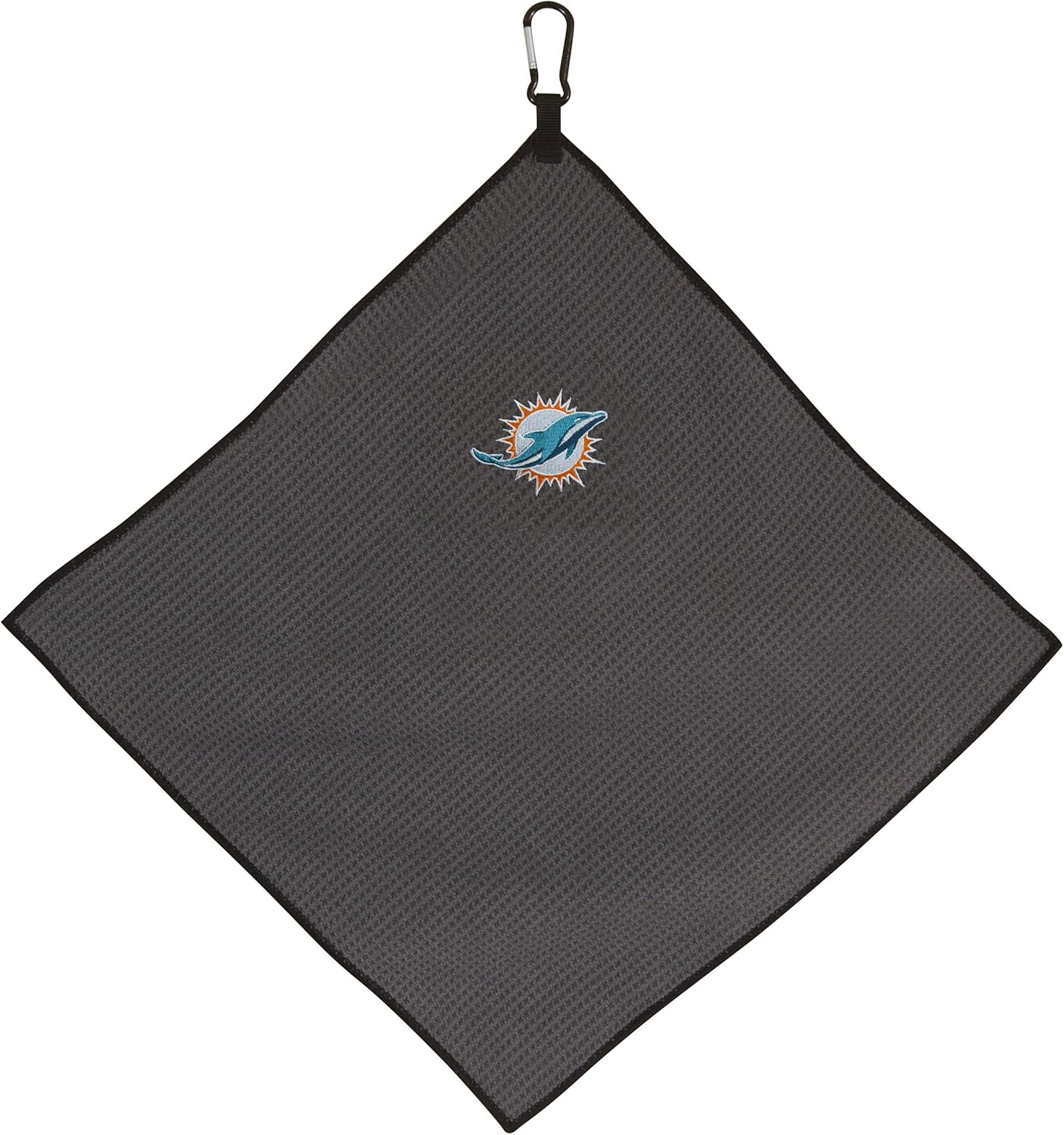 Miami Dolphins 15" x 15" Grey Microfiber Towel |Team Effort - Team Effort