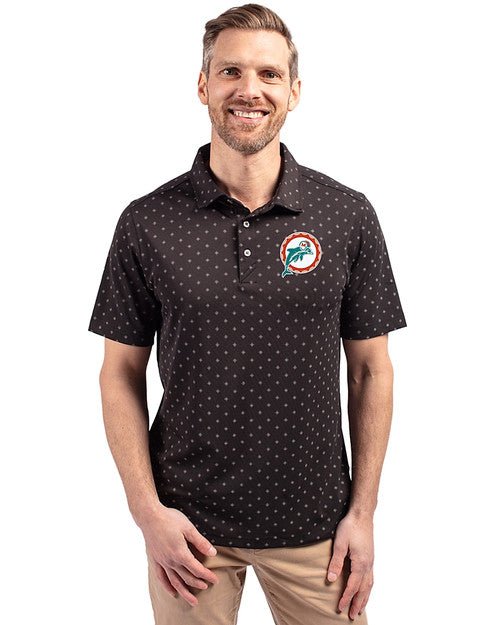 Miami Dolphins Men's Golf Polo | Cutter & Buck - Cutter & Buck