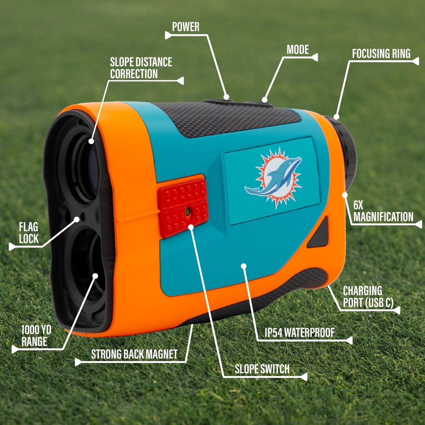 Miami Dolphins Rangefinder | Team Golf - Team Golf USA