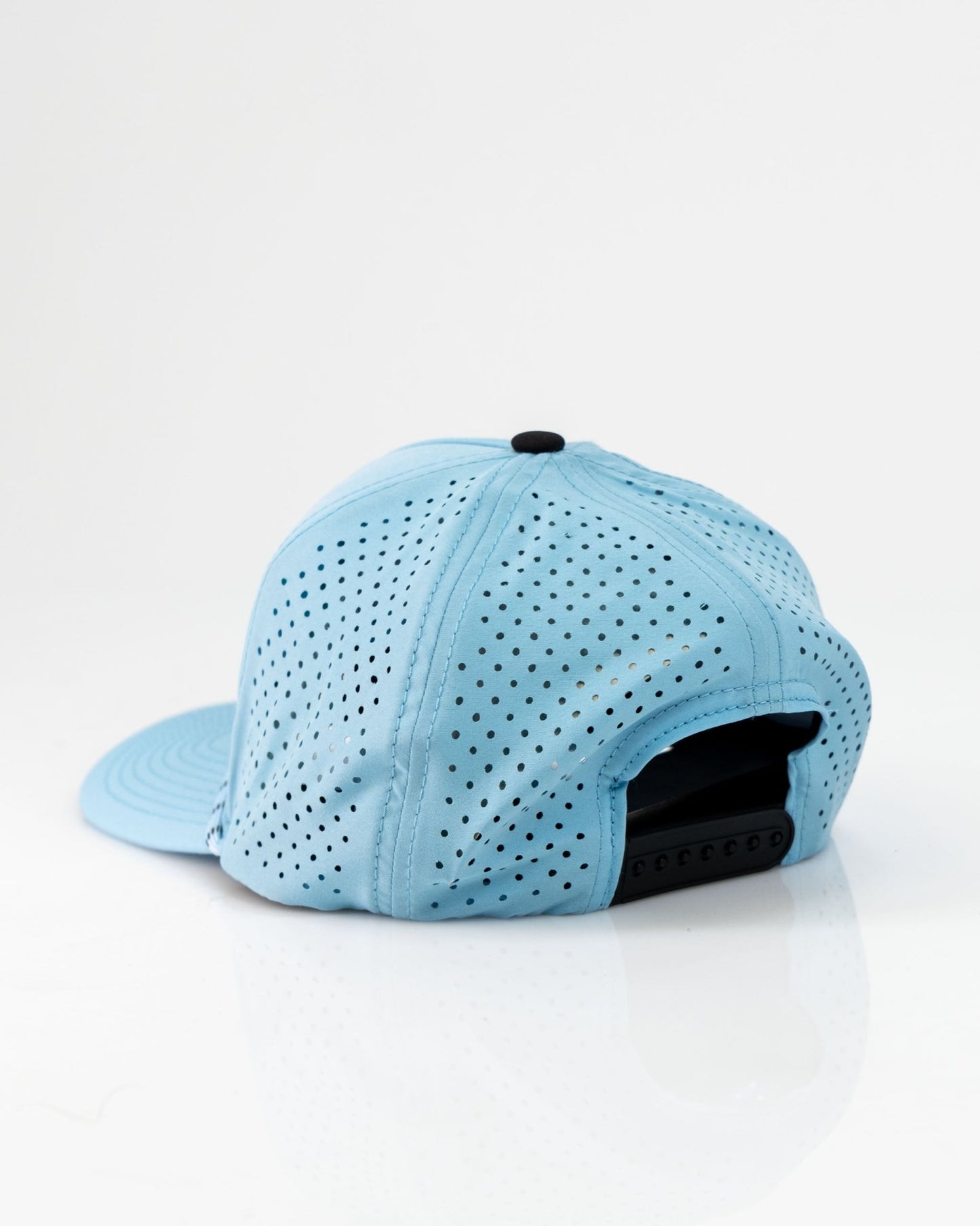 Middle Finger Baby Blue - Perforated Rope Hat - Pins and Aces