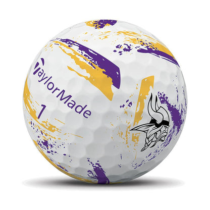 Minnesota Vikings SpeedSoft Ink Golf Balls - TaylorMade Team