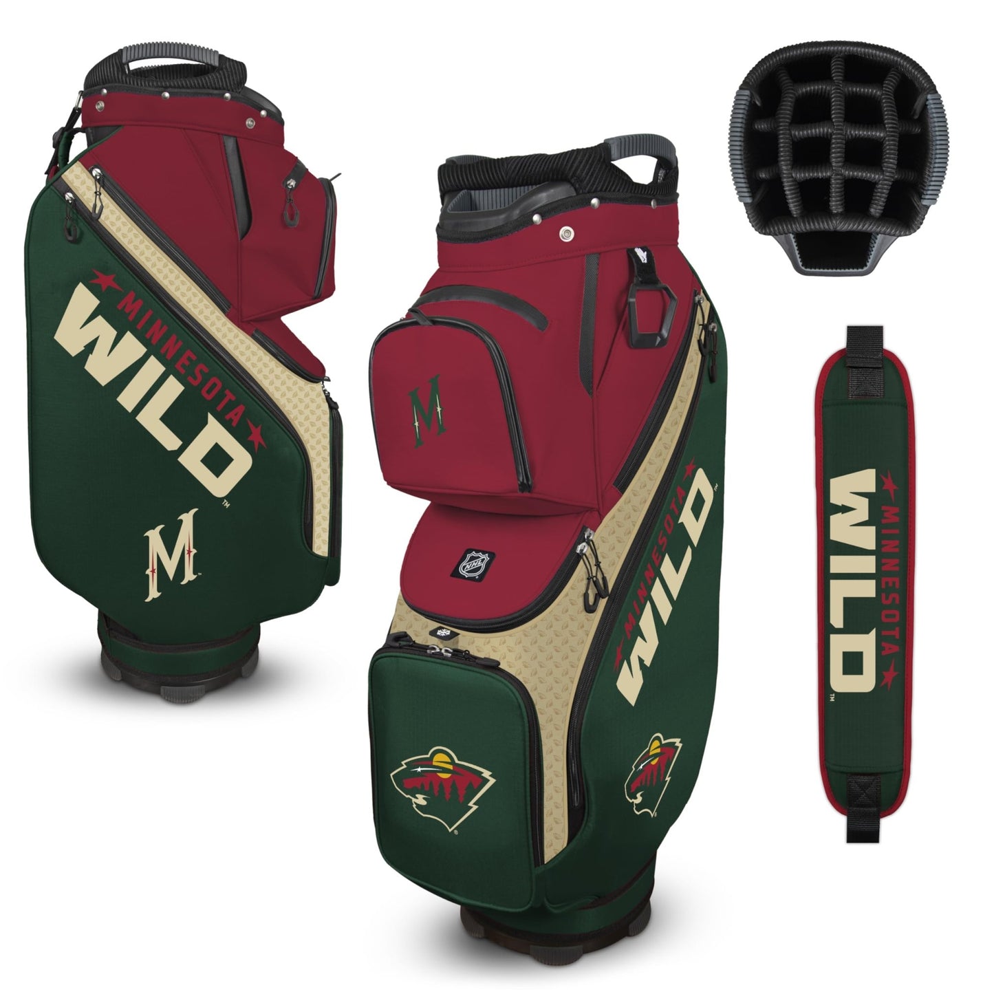 Minnesota Wild Clubhouse Cooler Cart Bag NHL |Team Effort - Team Effort