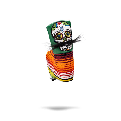 Mustache Sugar Skull - Blade Putter Cover Black - Pins and Aces