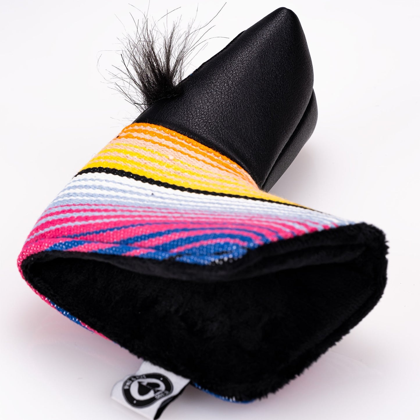 Mustache Sugar Skull - Blade Putter Cover Black - Pins and Aces
