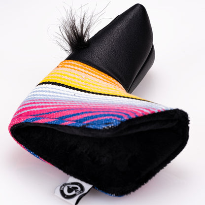 Mustache Sugar Skull - Blade Putter Cover Black - Pins and Aces