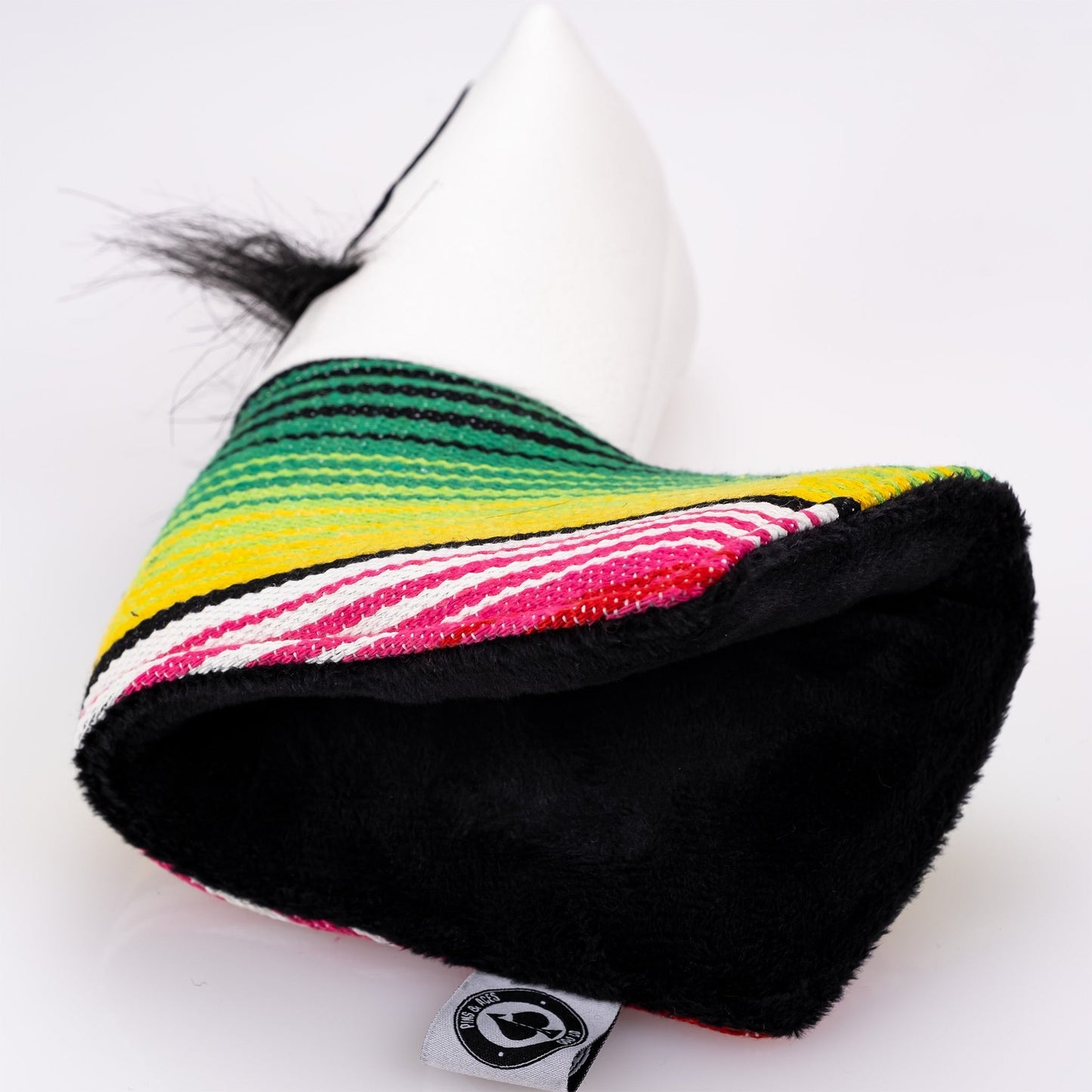 Mustache Sugar Skull - Blade Putter Cover White - Pins and Aces
